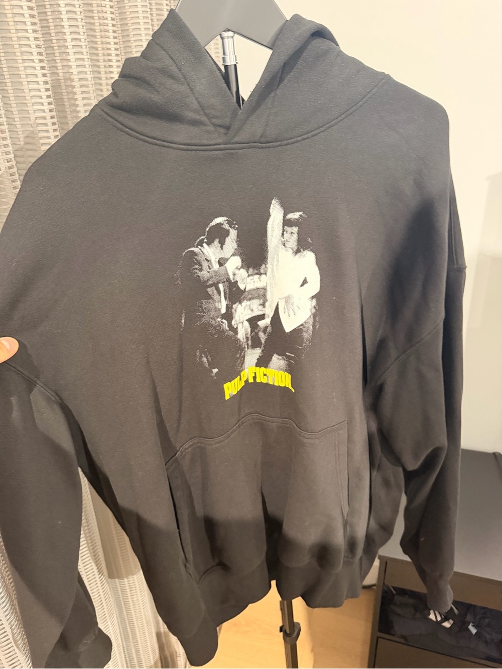 H&M Black Pulp Fiction Graphic Hoodie